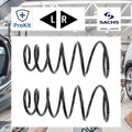 2x ORIGINAL® Sachs Fahrwerksfeder Vorne für Fiat Doblo Großraumlimousine