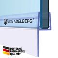 Duschdichtung Gerade PVC Ersatzdichtung Wasserabweiser Duschprofil VA003