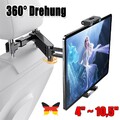 Tablet Halter Auto Halterung KFZ Kopfstütze Rücksitz iPad Galayx Tab Universal