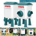 Futterautomat hühner Futtertrog Futterspender Tränkeset Trog  Geflügel 7L/8KG DE