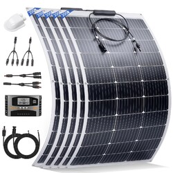 1000W 800W 400W Flexibel Solarmodul Solarpanel Kit Wohnmobil Balkonkraftwerk RV
