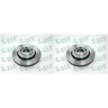 2x LPR BREMSSCHEIBEN 256mm BELÜFTET HINTEN passend für AUDI A3 TT SEAT LEON TOLE