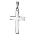 Anhänger-Kreuz Silber-Kreuz 925 Sterling-Silber Kettenanhänger in gewölbter Form