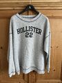 HOLLISTER Sweatshirt Pullover grau Gr. 42/44