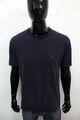 Tommy Hilfiger Maglia Taglia L Uomo T-Shirt Cotone Blu Mezza Manica Logo