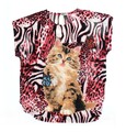 Gr. 40/42 Damen T Shirt Katzenmotiv Sommershirt Katzenfreund 10201