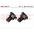 1x Schraubensatz, Bremsscheibe QUICK BRAKE 11662K passend für BMW MINI
