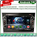 8-Kern Android 14 Autoradio GPS Navi Opel Corsa D/C Astra H Zafira Signum Meriva