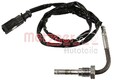 METZGER Sensor, Abgastemperatur Abgasturbolader, Vor u.a. für AUDI, VW