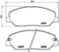 BREMBO Bremsbelagsatz, Scheibenbremse Vorderachse u.a. für HYUNDAI, KIA