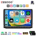4+64G CarPlay Android 14 Autoradio GPS Kamera Für VW Golf 5 6 Polo Touran Passat