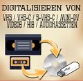 Digitalisieren von 5 Videokassetten (VHS / MiniDV / Video8 / Hi8 / VHS-C)