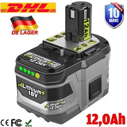 18V 12,0Ah Für Ryobi Ersatz Akku Lithium One Plus RB18L50 P109 P108 RB18L40 NEU