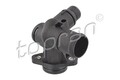 Kühlmittelflansch TOPRAN 113 858 für AUDI C6 A4 A6 B7 8EC Kunststoff 4F2 Avant