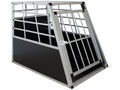 Hundetransportbox 26962, Aluminium, Türgitter abschließbar, 91 x 65 x 69 cm - C