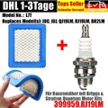 Luftfilter + Zündkerze Set für Rasenmäher mit Briggs&Stratton Quantum Motor Kits