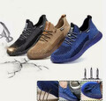Herren Sicherheitsschuhe Leicht Mit Stahlkappe Arbeitsschuhe Sneaker Sportliche