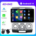 9'' Autoradio Für Ford Ranger PJ PK Mazda BT-50 Android 14 GPS BT 4G+64G CarPlay