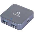 Renkforce RF-USBH-480 4 Port USB 3.2 Gen 1-Hub (USB 3.0) USB-A, USB-C® mit