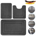 Badematte Set Bad-Teppich Badvorleger Badgarnitur Teppich Duschmatte Vorleger x3