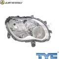 HAUPTSCHEINWERFER 20-12305-05-2 FÜR SMART FORTWO/Cabrio CITY-COUPE CABRIO 0.8L