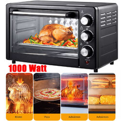 Minibackofen 21 Liter Mini Backofen Ofen Pizzaofen Grill Timer Kleiner Pizzaofen