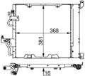 Mahle Original (AC 376 000S) Kondensator, Klimaanlage für OPEL