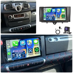 Für Smart Fortwo 451 2010-2015 4G+64GB CarPlay Android 15 Autoradio GPS DSP KAM