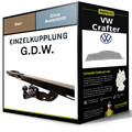 Starre Anhängerkupplung für VW Crafter 16- Typ SY Kasten/Bus G.D.W. NEU