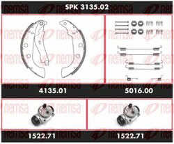 Bremsensatz Trommelbremse Super Precision Kit REMSA SPK 3135.02 für 306 228,6mm