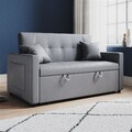 Klappbares Schlafsofa Couch Sofa mit Schlaffunktion Verstellbarer Bettsofa 140cm