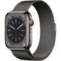 Apple Watch Series 8 45mm Cellular Edelstahl GRAPHIT Zustand: Sehr Gut