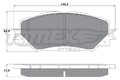 TOMEX Brakes Bremsbelagsatz, Scheibenbremse TX 14-72 für SUBARU TOYOTA