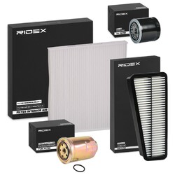 RIDEX Filterset Inspektionspaket Filtersatz für TOYOTA AVENSIS Kombi (T25)