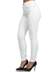 Tazzio Jeans Damen High Waist Skinny Fit Jeanshose Stretch Denim Hose