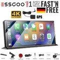 10,26-Zoll Tragbares Autoradio Wireless Apple CarPlay Android Auto FM BT W/GPS