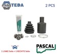G7M014PC GELENK ANTRIEBSWELLE TRANSMISSION SIDED HINTEN LINKS PASCAL 2PCS NEU