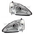 Scheinwerfer Set rechts & links H4 für Honda Civic VII Hatchback EU EP EV