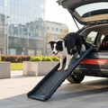Hunderampe klappbar Auto Einstiegshilfe Teleskop Hundetreppe 90KG Tiertreppe
