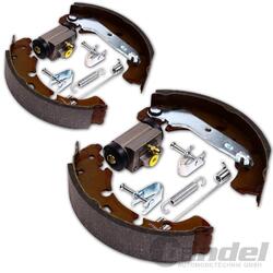 BREMSBACKEN RADBREMSZYLINDER SET TROMMEL BREMSE + ZUB passend für FORD FIESTA VI