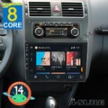 10.1"Android 14 Für VW Touran 1T1 1T2 2011-2014 Autoradio 4+64G Carplay Navi DSP