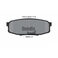 1x ORIGINAL® BENDIX Braking Bremsbelagsatz, Scheibenbremse Hinten, exkl.