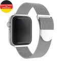 Uhrenarmband Magnet Apple Watch Series 2 3 4 5 6 7 8 SE ULTRA Milanaise Mesh #M2