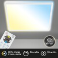 Deckenlampe Briloner Slim Fernbedienung Panel 22W CCT  Deckenleuchte LxB: 42cm