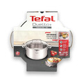 Tefal DUETTO+ Kochtopf mit Deckel Glasdeckel 24 cm Topf 5 L Induktion Edelstahl 