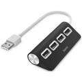 Hama Usb-hub 4-fach Schwarz 200119 (4047443436900)