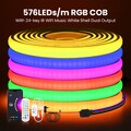 COB LED Stripe RGB Leiste Streifen 12V 24V Band Wasserdicht Lichterkette Dimmbar