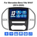 10 Zoll Autoradio Carplay Android 13 4+64G GPS BT Für Mercedes Vito W447 14-2020