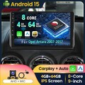 4+64GB Android 15 Für Opel Antara 2007-2017 Autoradio Apple Carplay GPS Navi DSP