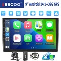 Für Audi A4 8H B6 B7 00-09 1+32G KAM DAB Carplay 9" Android 14 Autoradio GPS SWC